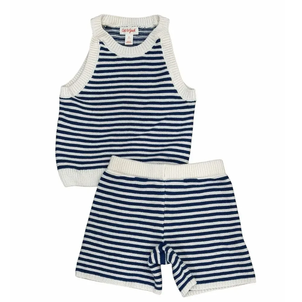 CAT & JACK Girls Knit Set Size 3T